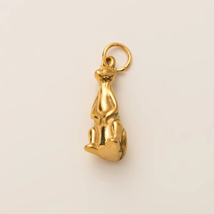 Animal Series Pendant Stainless Steel DIY Small Pendant Vacuum Plated 18K Gold Color-Preserving Accessory in Furnace