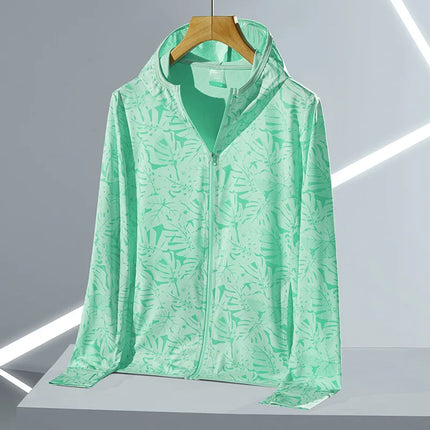 UPF45 UV Sun Protection Clothing Women's Zip Up thin Hoodie Long Sleeve Seatshirt Light Outdoor Fishing Running Hiking Jacket