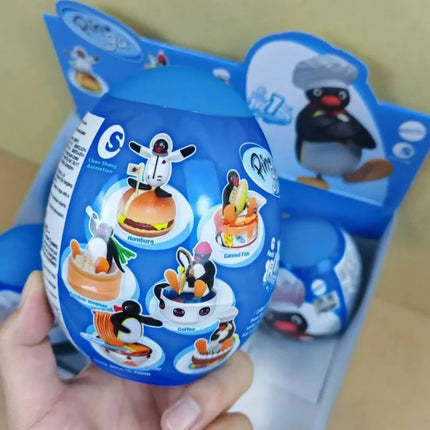 Anime Pingu Gashapon Blind Box Cute Surprise Mystery Boxes Figures Model Toys Cartoon Kawaii Desktop Decor  Kid Gift