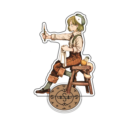 Anime Atelier of Witch Hat 10-13cm Acrylic Stand Double-sided Interlayer Clear HD Printed Tabletop Decoration Exquisite Keychain