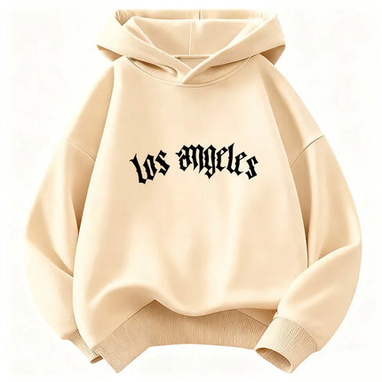 Fashion Los Angeles Letter Printed Hoodie Kids Children's Sweatshirt Hoody for Boys Girls Autumn Spring Casual Hoodies