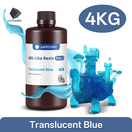 Newest 4pieces/lot Anycubic ABS Like Reisn 3d Resin High Precision UV 405nm For LCD SLA DLP Anycubic Photon Resin 3d Printer