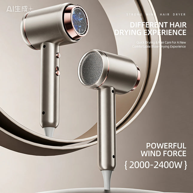 2400W High-Power Professional Portable Hair Dryer Thermostatic Heating And Cooling Negative Ion Hair Dryer