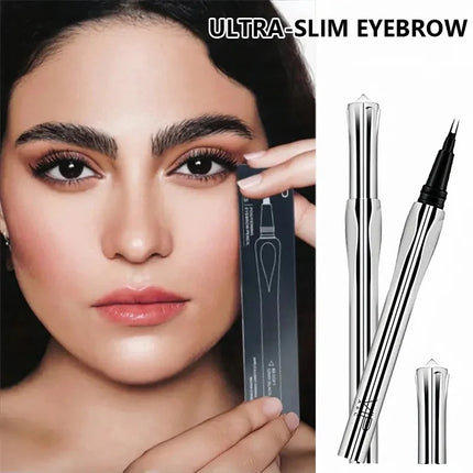 [Limited-Time Promotion] Two-pronged eyebrow pencil, waterproof and long-lasting, prevents smudging, natural makeup effect