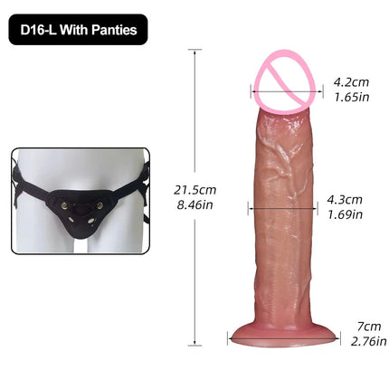 Realistic Silicone Dildo with Suction Cup G-Spot Anal Dildos Strap on Dick Butt Plug Masturbat Adult Sex Toys for Man Women 18+