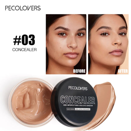 Moisturizing Concealer Cream Full Cover Acne Mark Dark Circles Contour Concealer Makeup Palette Waterproof Lasting Face Makeup