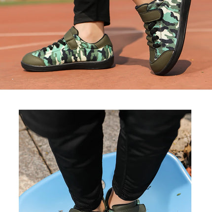 Children's Wide Version Barefoot Shoes Boys And Girls Anti Slip Baby Shoe Childrens Sport Shoe Zero-Drop Healthy Sole Breathable
