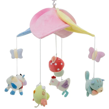 Infant Rattle Toy 0-12 Months Crib Hanging Music Box With Toy Bracket Bed Bell Car Seat Toy For Newborn Boy And Girl Gifts ﻿New