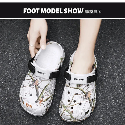 Flat Sandals Men Shoes 2024 Slippers Men Garden Platform Sandals Man Summer Sandals Male Sneakers Outdoor Flip Flops Home Clogs