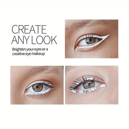 Eyeliner Pencil Eye Styling Pen Professional Portable Quick-dry Eye Liner Pen White for Female Make Up Beauty Cosmetics Tools