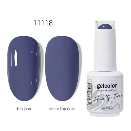 Arte Clavo HEMA TPO FREE Gel Nail Polish 15ML Long Lasting For Manicure Semi Permanent Nail Art UV LED Gel Varnish Nail Supplies