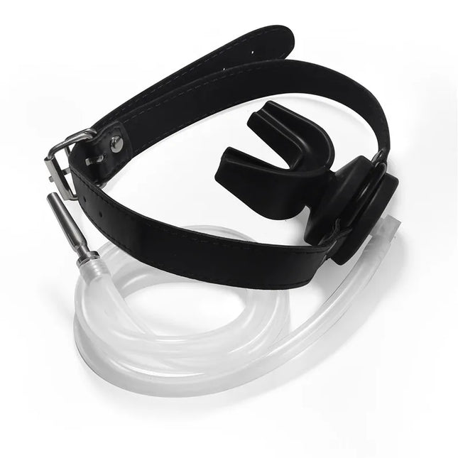 BDSM Piss Urinal Mouth Gag Adult Game Bite Gag Sexual Slave Fetish Harness Penis Plug Flow Into the Mouth Sex Toys For Man Woman