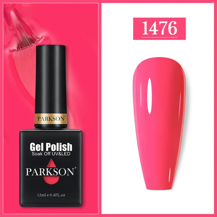 Parkson 12ML Nail Gel Polish HEMA TPO FREE Full Coverage 279 Color Gel Pigment Professional Nail Art Long Lasting Gel Varnish