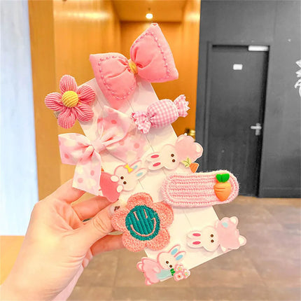 10pcs Cute Children's Hair Clip Baby Hair Jewelry Girl