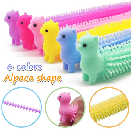 5-40Pcs Stretchy String Toys,Alpaca Fidget Sensory Toy,Squeeze Pull Noodles for Boys,Girls,Adults,Party Favors Prizes,Calm Relax