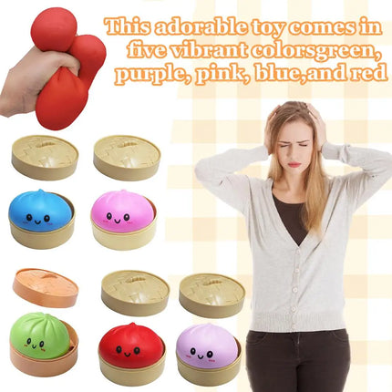 Oversized Dumpling Sensory Squeeze Toy For Realistic Play And Stress Relief Decompression Dough Gift Toy 1pcs 2026 New