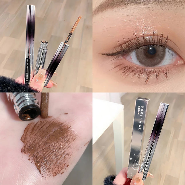 3D Curling Steel Tube Mascara Long-Lasting Extra Volume Waterproof Natural Lashes Beautify Eyelashes Korean Makeup Tool Mascara