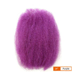 PURPLE / 1Pcs/Lot / 15%-20%|14inches|50g