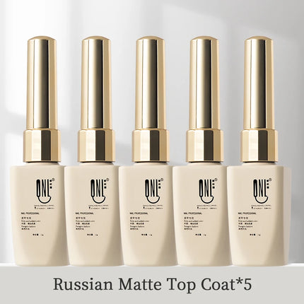 RS NAIL 12g Russian Matte Top Coat Non-stick Powder Frosted Top Coat Soak Off UV LED Nail Varnish Nail Art Base Top Function Gel
