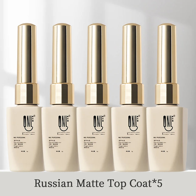 RS NAIL 12g Russian Matte Top Coat Non-stick Powder Frosted Top Coat Soak Off UV LED Nail Varnish Nail Art Base Top Function Gel