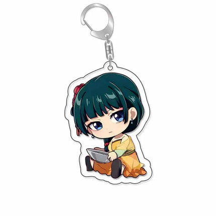 Anime The Apothecary Diaries Acrylic Keychain Cute Maomao Figure Keychain Keyring for Bag Backpack Accessories Gift