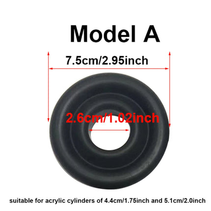 Acrylic Penis Pump Accessories Vacuum Penis Enlargement Device Masturbation Vacuum Pump Flange Pump Penis Cylinder Set Sex Toys