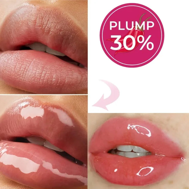 Chili Lip Plumper Oil Serum Instant Long-Lasting Volumizing Essence Oil, Repairs Lip Fine Lines, Increases Elasticity, Sexy Lip Balm