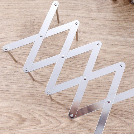 Pot Lid Rack Pan Lid Organizer Retractable Foldable Stainless Steel Plate Dish Holder Shelf Tableware Storage Kitchen Gadgets