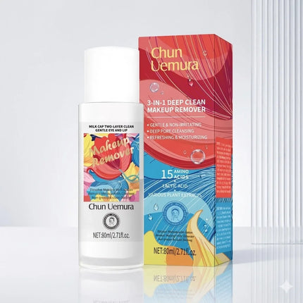Gentle Non-irritating 3-in-1 Cleansing Oil Deep Pore Clean Hydrating Refreshing Makeup Remover for Sensitive Skin