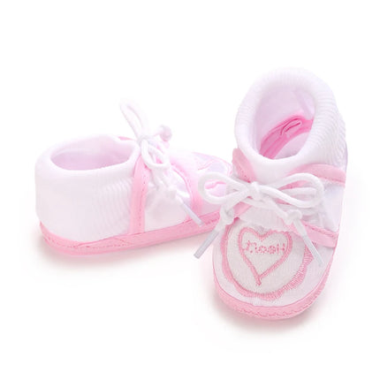 Multiple Options Newborn Baby First Baptist Shoe: Newborn Boy and Girl White Baptist Shoes Soft Sole Walking Shoes Size-9CM-10CM