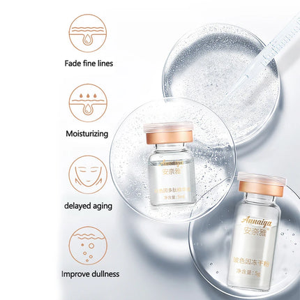 Korea Facial Collagen Peptide Essence Mask Kit Hyaluronic Acid Moisturising Firm Lift Pore Shrinkage Skin Rejuvenation Skin Care