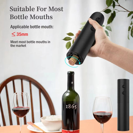 Electric Bottle Opener Rechargeable Automatic Red Wine Cork Opener One-Button Wine Tools Kitchen Products Household Necessities