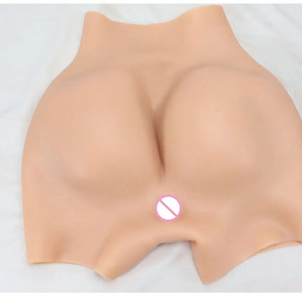YUERUGOU K-P Men Silicone Fake Vagina Pants Sexy Butt Shemale Cosplay Crossdresser Drag Queen Hip Enhancer Pants 6 Colors