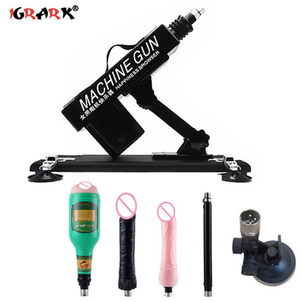 Powerful Vibrator Automatic Telescopic Sex Machine With Dildo Attachments Female Vagina Anal Masturbation Sex Toys For Women Men