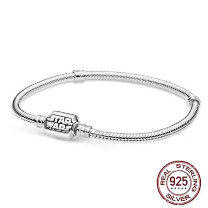 NEW 100% S925 pure silver Spider Man snake bone bracelet, suitable for original DlY bracelet, women's fashionable jewelry gift