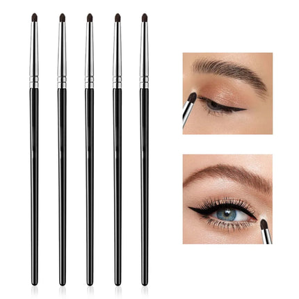4Pcs Eye Detail Brushes Set, Eyeshadow Brushes, Undereye Smudge Brushes, Soft Eyeliner Brush, Perfect Eye Makeup Tools