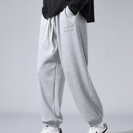 Men's Jogger Cotton/Polyester Sweatpants Big Size 8XL 7XL 6XL Sports Baggy Pants Sting Banding  Hip Hop Loose Harem Trousers