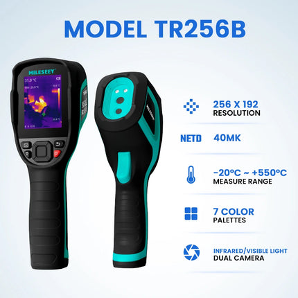 MILESEEY TR256E /B Upgraded Thermal Imager 320x240 Thermal Imaging Camera with Video Recording For Repair, PCB, Termite Detectio