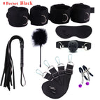 8 Pcs-set Black