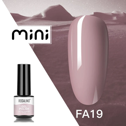 ROSALIND Shiny Gel Nail Polish Soak Off Gel Varnishes Nail Art Semi Permanent UV Glitter Nail Gel Polish Base Top Coat Enamel