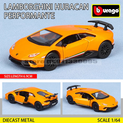 Bburago 1:64 Volkswagen Golf LAMBORGHINI sian fkp 37 Car Model Collection Kids Xmas Gift Toys for Boys Ferrari  Benz Volkswagen