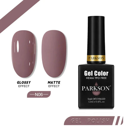 Parkson 12ml Nail Gel Polish TPO HEMA Free Glitter Semi Permanent Soak Off UV LED Long Wear Ultra Diamond Top Coat Varnish