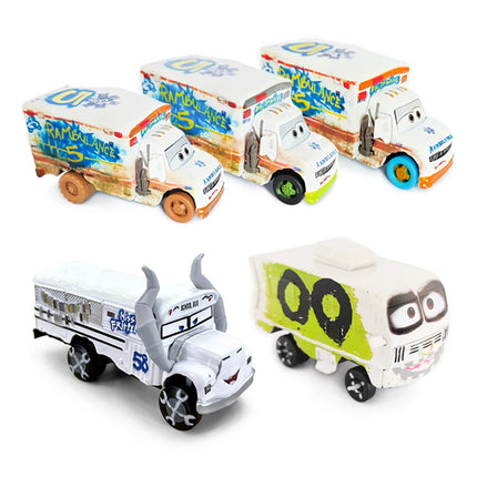 Hot Disney Pixar Cars 3 Dr. Damage Arvy Motorhome Miss Fritter The Thunder Hollow Speedway Racer 1:55 Alloy Diecast Toy Car Gift
