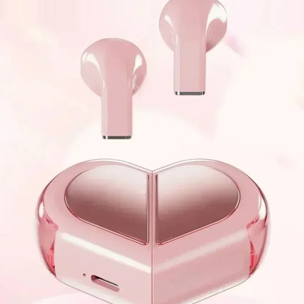 2025 Rotatable Love Heart Shaped Charging Case Low Latency Headphones NEW K520 Wireless Stereo Earbuds EarphoneFor Phone Tablet