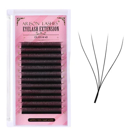 ARISON Lashes W 5D/4D/3D Eyelashes Extensions Premade Volume Easy Fan YY Lash Natural Soft False Eyelash For Custom Logo