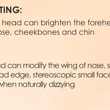 O.TWO.O Double-Headed Contour Stick Waterproof Matte Highlighter Concealer Clavicle Shadow Pen 3D Face Highlighting Makeup Pen
