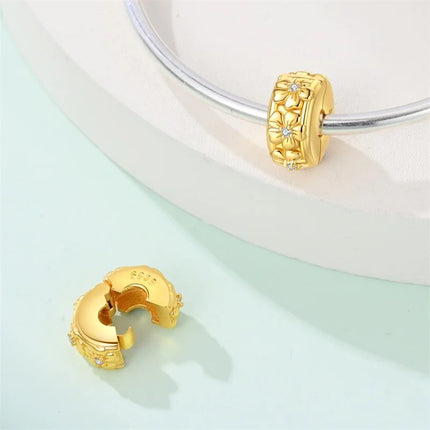 Original Charms Beads 925 Sterling Silver Golden Leopard Firefly Butterfly Hot Air Balloon Beads Fit DIY Bracelet Fine Jewelry