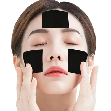 Bamboo Charcoal Wet Compress Cotton Pads 200PCS Disposable Black Makeup Remover Pads Facial Skin Wipe Cleaning Cotton Pads
