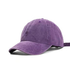 Purple / 6-20 hat embroidery