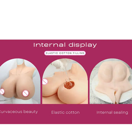 Large Realistic Silicone Fake Boobs Z cup Big Breast Forms Huge Enhancer Drag Queen Transgender Shemale Crossdress Prothesis